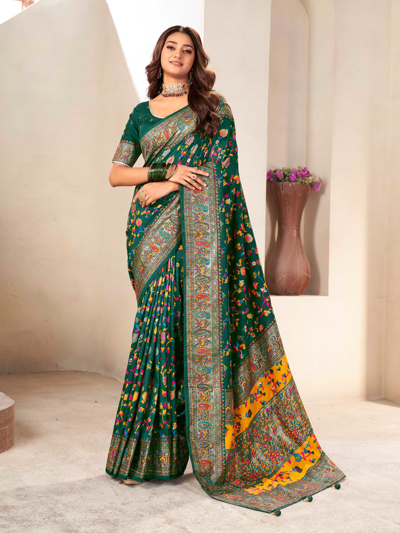 Green Blend saree