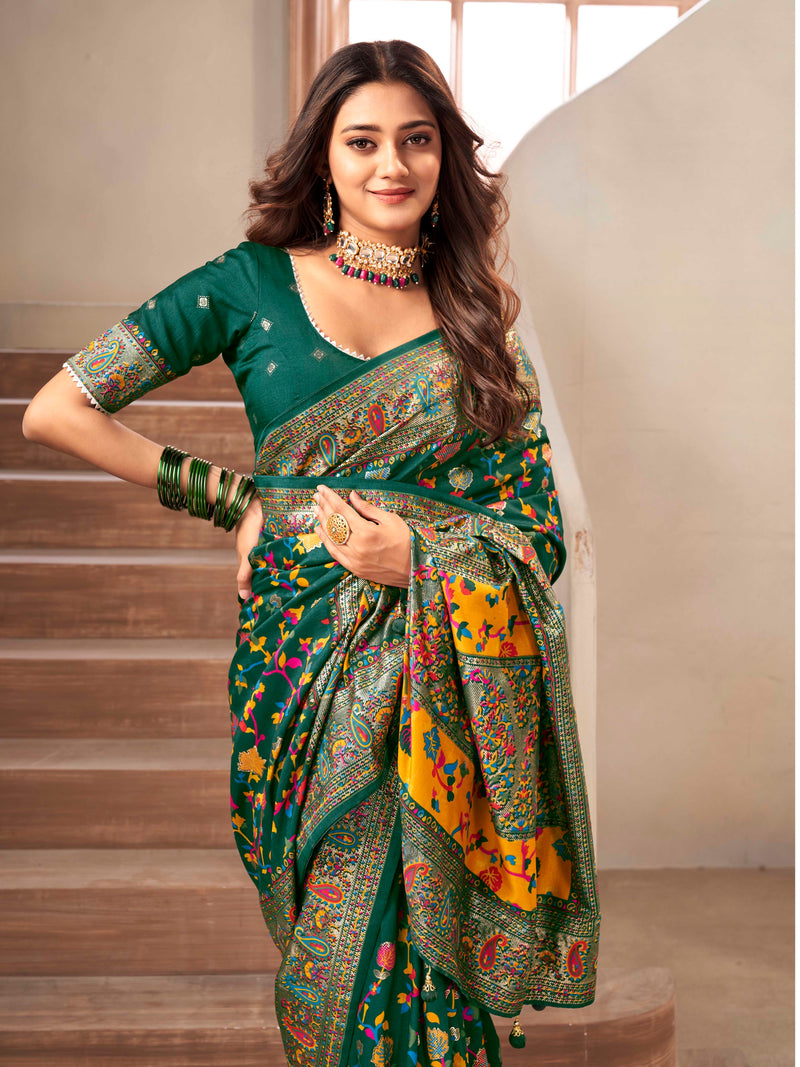 Forest Silk Blend saree