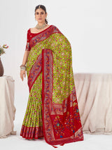 Green Patola Saree