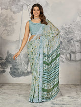 Sea Green Maya Silk Saree