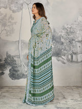 Sea Green Maya Silk Saree