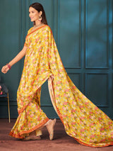 Amber Haze Kalki Mirror Chiffon Saree