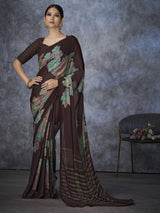 Wine Purple Silk Saree