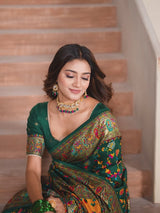 Green Blend saree