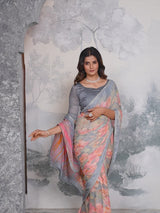 Multi color Maya Silk Saree