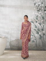 Purple Pure Silk Patola Saree